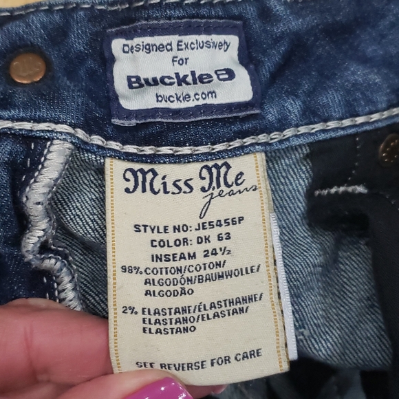 Miss Me Ankle Length Capris Size 28 - Picture 8 of 11